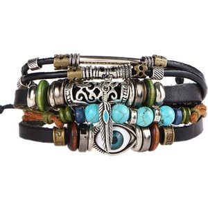 Evil eye boho bracelet